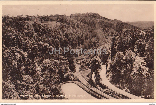 Newtown - View of The Kerry Railway - 48349 - 1952 - United Kingdom - Wales - used - JH Postcards