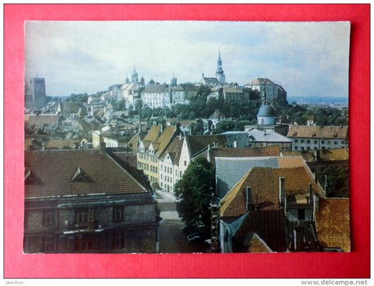 Old Town - Tallinn - stationery card - 1971 - Estonia USSR - unused - JH Postcards