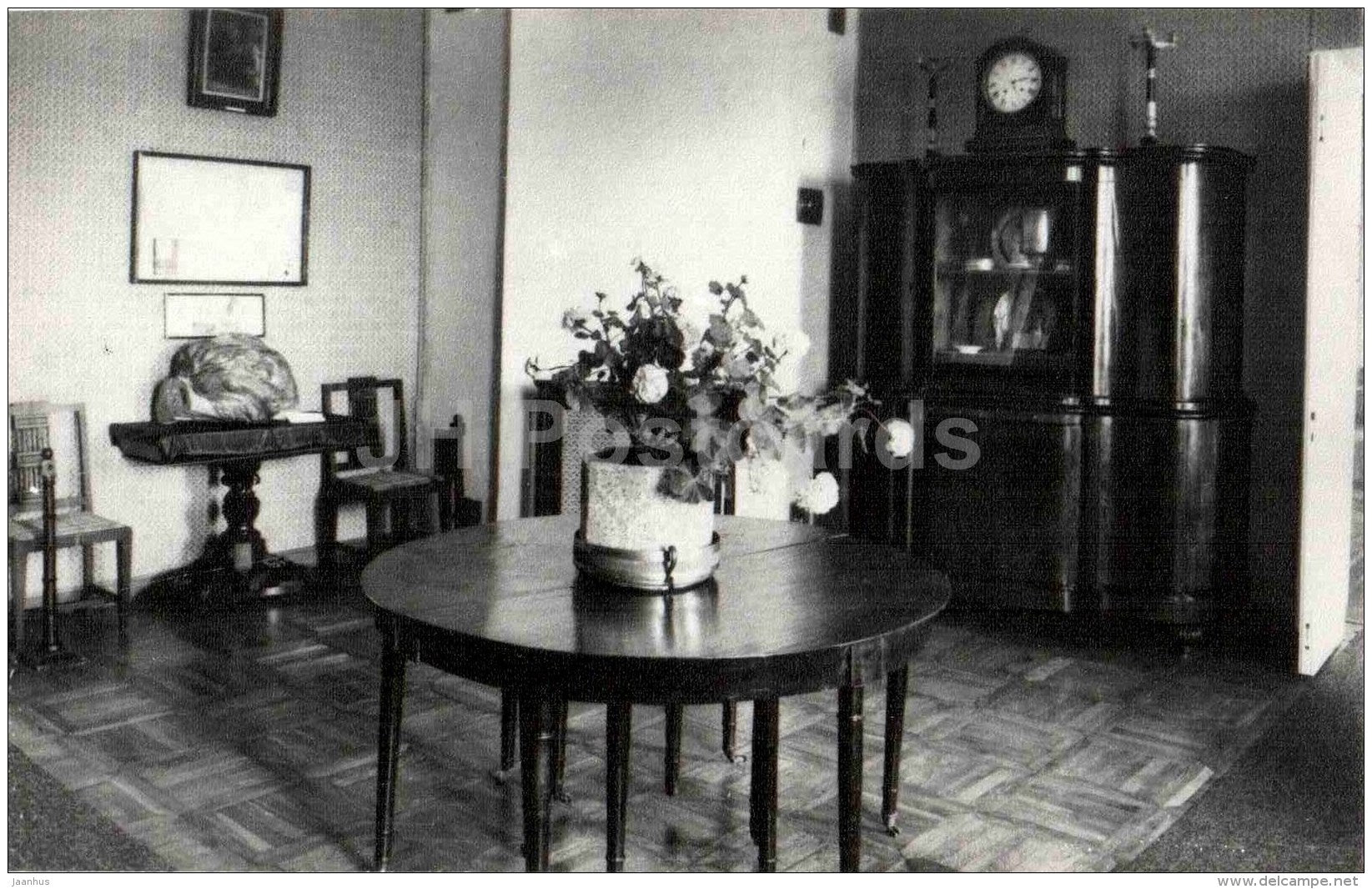 little hall - museum-reserve of A.S. Pushkin - Mikhailovskoye - 1987 - Russia USSR - unused - JH Postcards