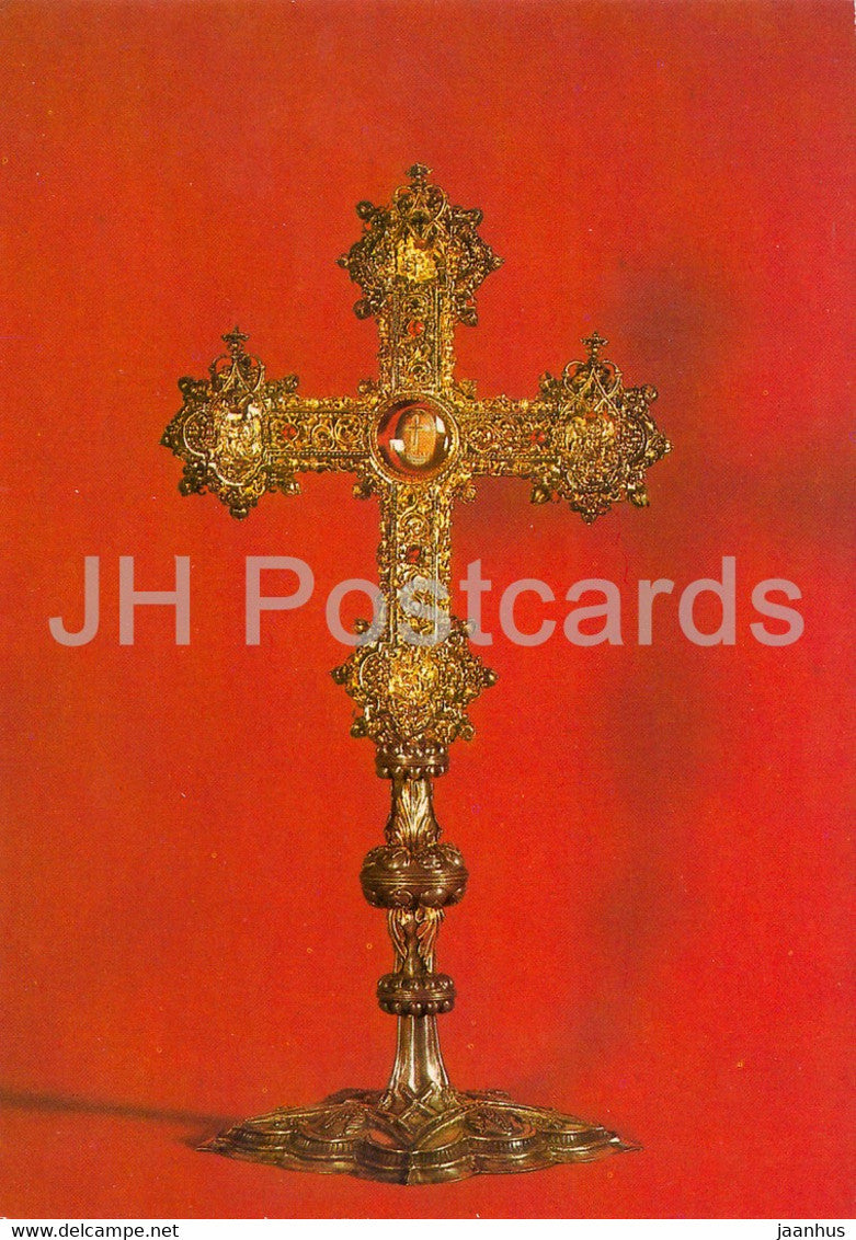 Gotisches Pazifikale - Domschatzkammer St Petri in Bautzen - 1987 - DDR Germany - unused - JH Postcards
