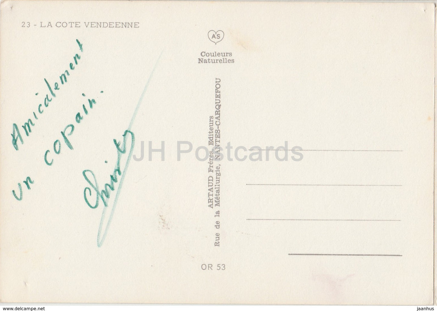 La Cote Vendeenne - Bouin - La Vendee-Schiff - Beauvoir - Passage du Gois - 23 - Multiview - Frankreich - gebraucht