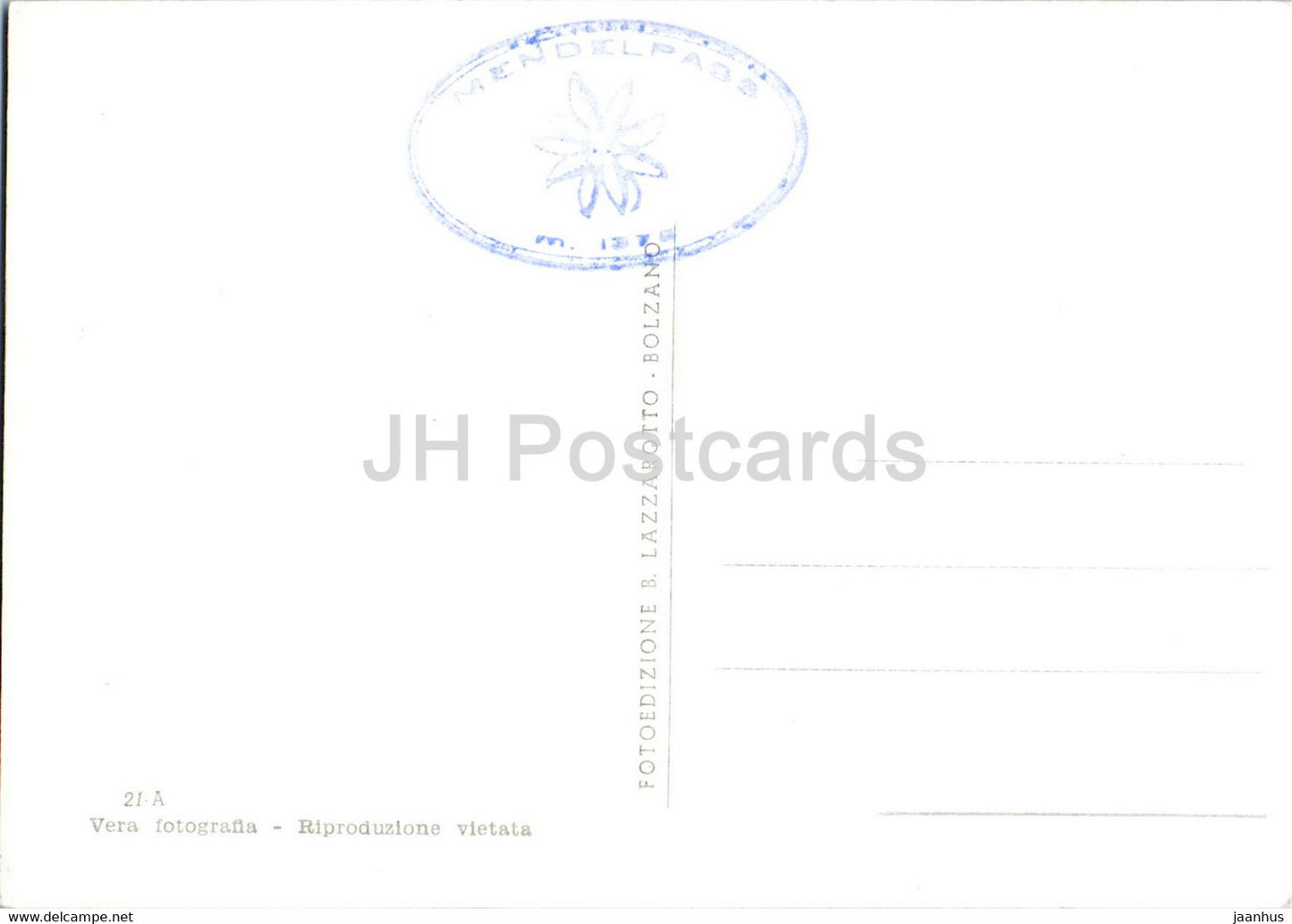 Gruppo del Catinaccio 2986 m visto dalla Mendola - old postcard - Italy - unused