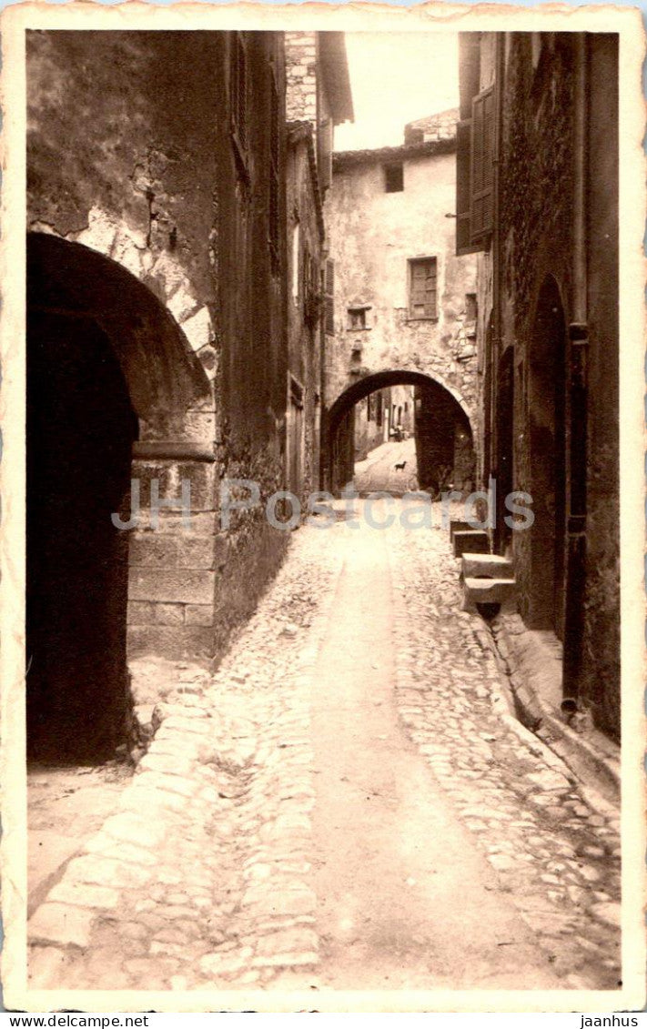 Vence - streets - 3 - Ed Marx - old postcard - France - unused - JH Postcards