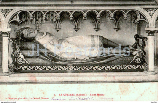 Le Quesnel - Saint Marius - 3 - old postcard - 1907 - France - used - JH Postcards