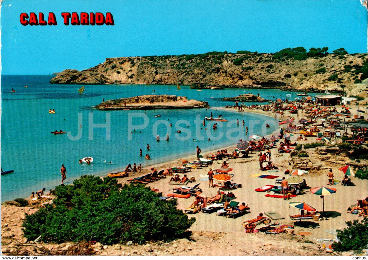 Ibiza - Cala Tarida - beach - 1095 - Spain - unused - JH Postcards