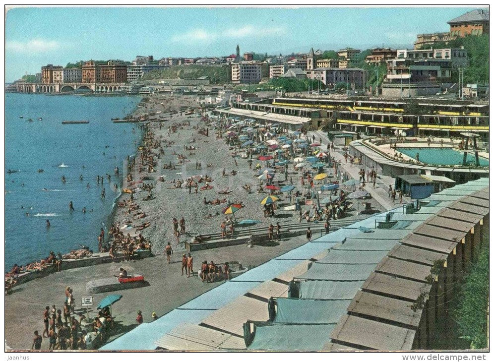Bagni Lido - beach - Genova - Liguria - 13 - Italia - Italy - used - JH Postcards