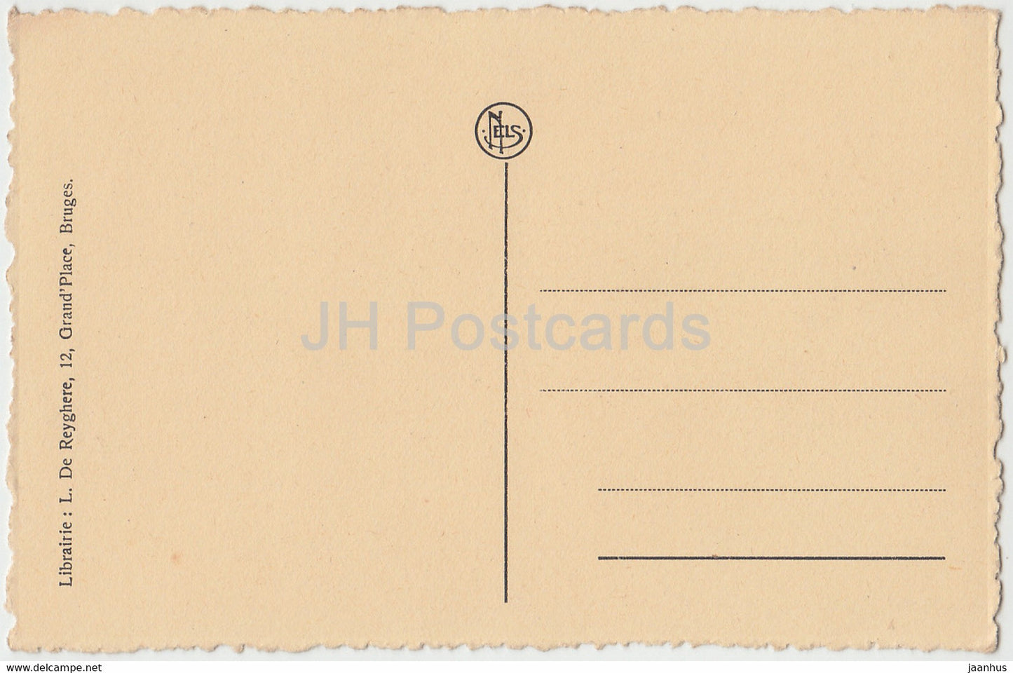 Bruges - Brugge - Le Beffroi - Halletoren - old postcard - Belgium - unused