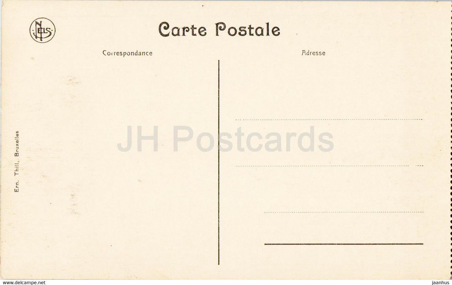 Ruines de Louvain - Rue de Diest - Rue Diest - Première Guerre mondiale - militaire - carte postale ancienne - Belgique - inutilisée