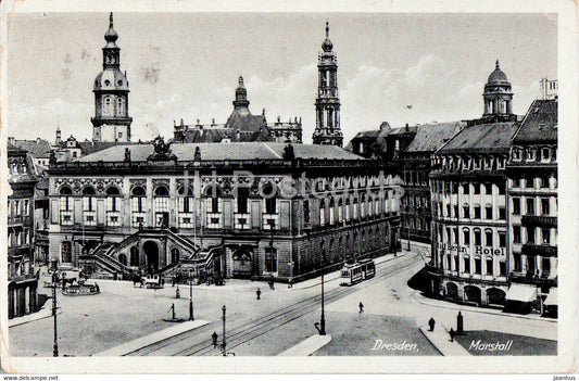 Dresden - Marstall - old postcard - Germany - used - JH Postcards