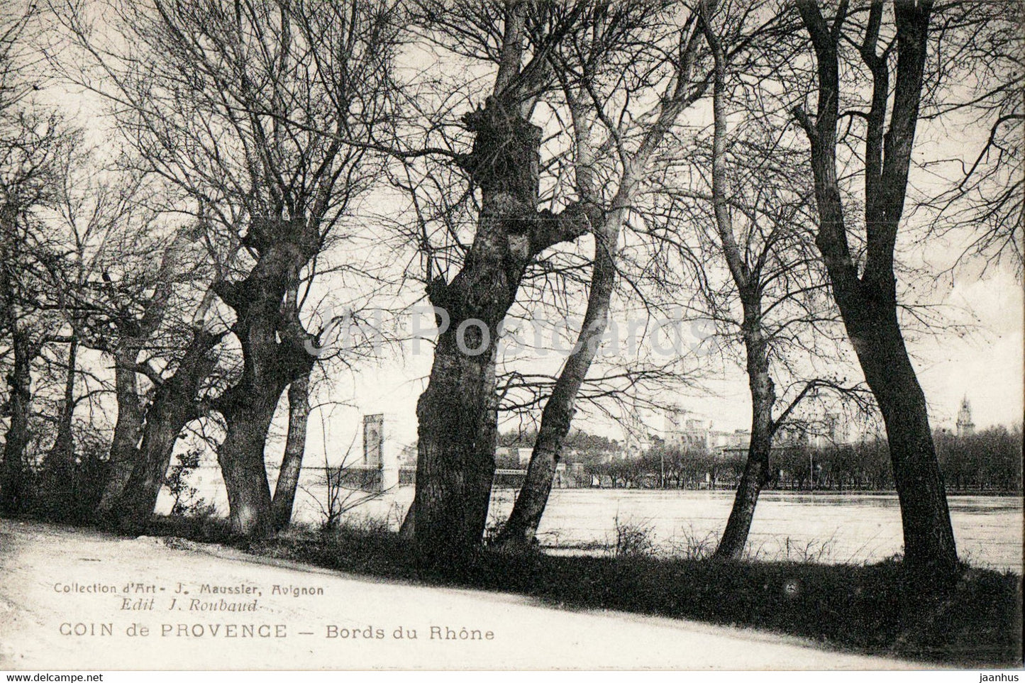 Coin de Provence - Bords du Rhone - old postcard - France - unused - JH Postcards