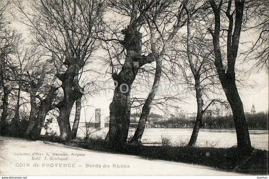 Coin de Provence - Bords du Rhone - old postcard - France - unused - JH Postcards