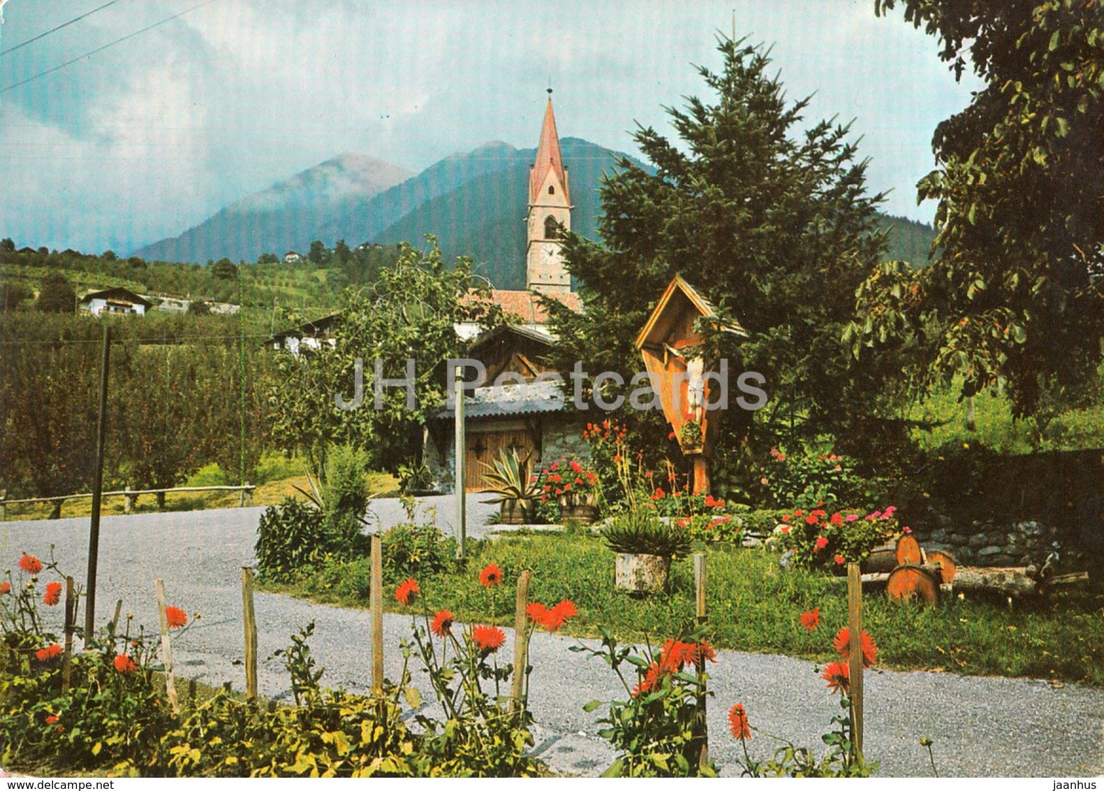 Kuens 592 m bei Meran - Italy - 1973 - used - JH Postcards