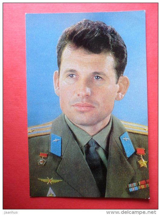 Georgi Shonin , Soyuz 6 - Soviet Cosmonaut - space - 1973 - Russia USSR -unused - JH Postcards