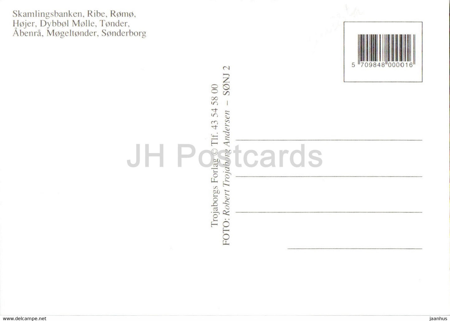 Sonderjylland - ship - windmill - town views - multiview - Denmark - unused