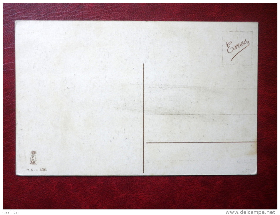 nature - river - winter landscape - EMES 438 - old postcard - France - unused - JH Postcards