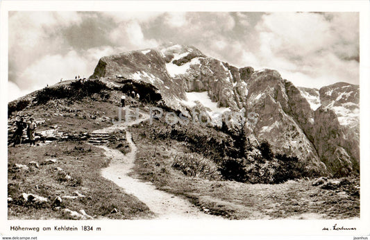 Hohenweg am Kehlstein 1834 m - old postcard - Germany - unused - JH Postcards
