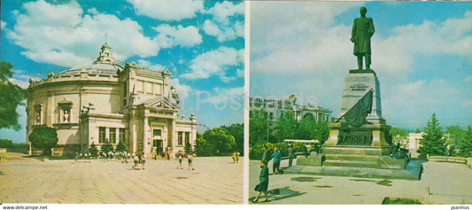 Sevastopol - The Panorama "Defence of Sevastopol 1854-1855 - monument to Nakhimov Crimea - 1980 - Ukraine USSR - unused - JH Postcards