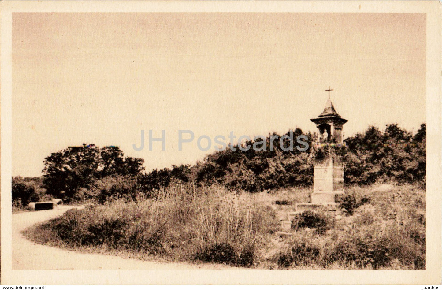 Oratoire Saint Roch - Aureille - 3 - old postcard - France - unused - JH Postcards
