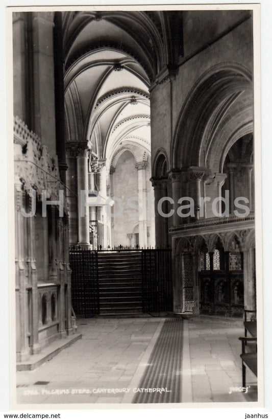 Canterbury Cathedral - Pilgrims Steps - 3765 - United Kingdom - England - used - JH Postcards