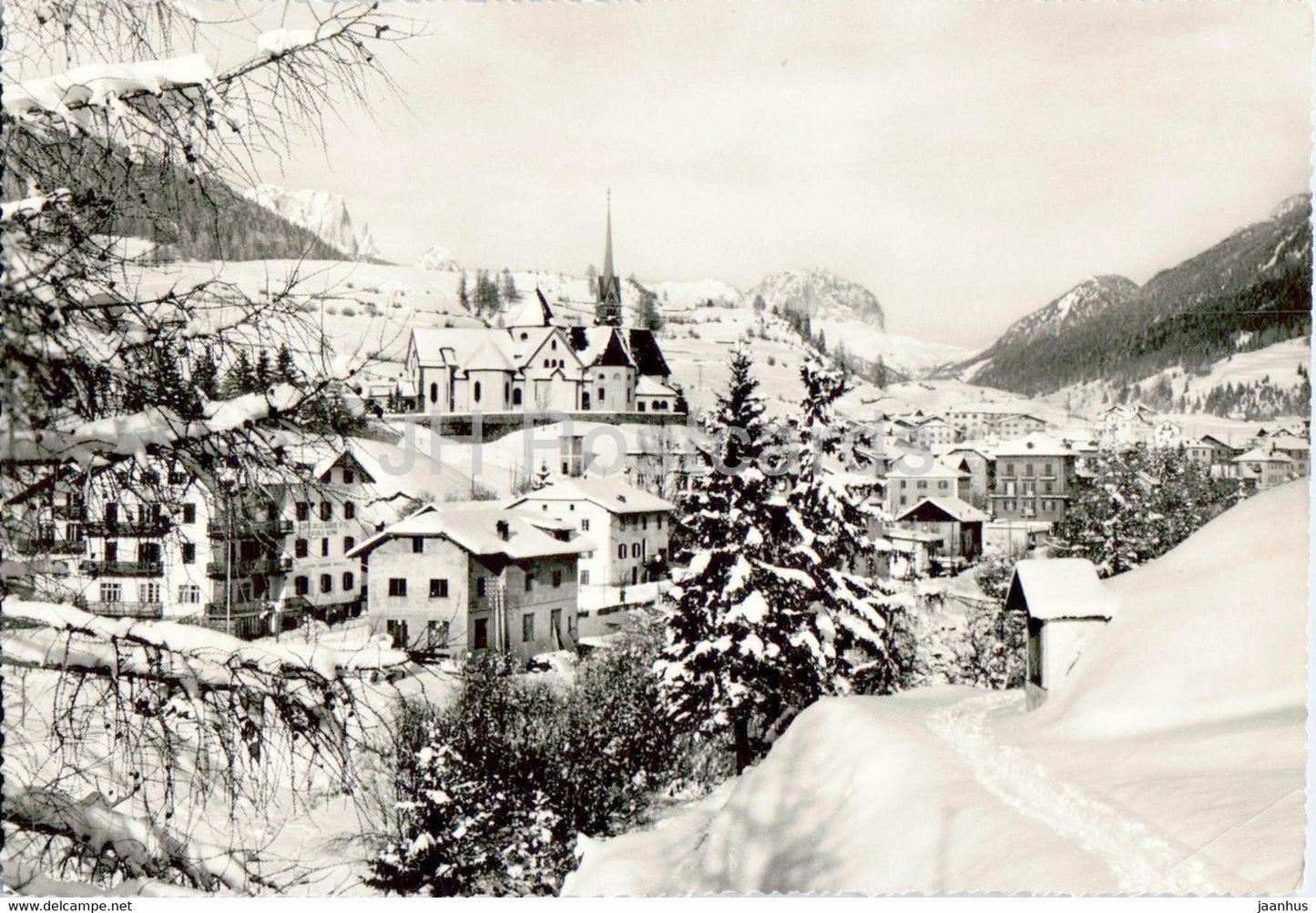 Dolomiti - Moena - Catinaccio - Sasso Lungo - Italy - used - JH Postcards