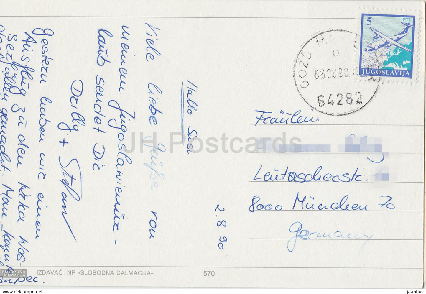 Slapovi Krke - cascade - multiview - 1990 - Yougoslavie - Croatie - d'occasion