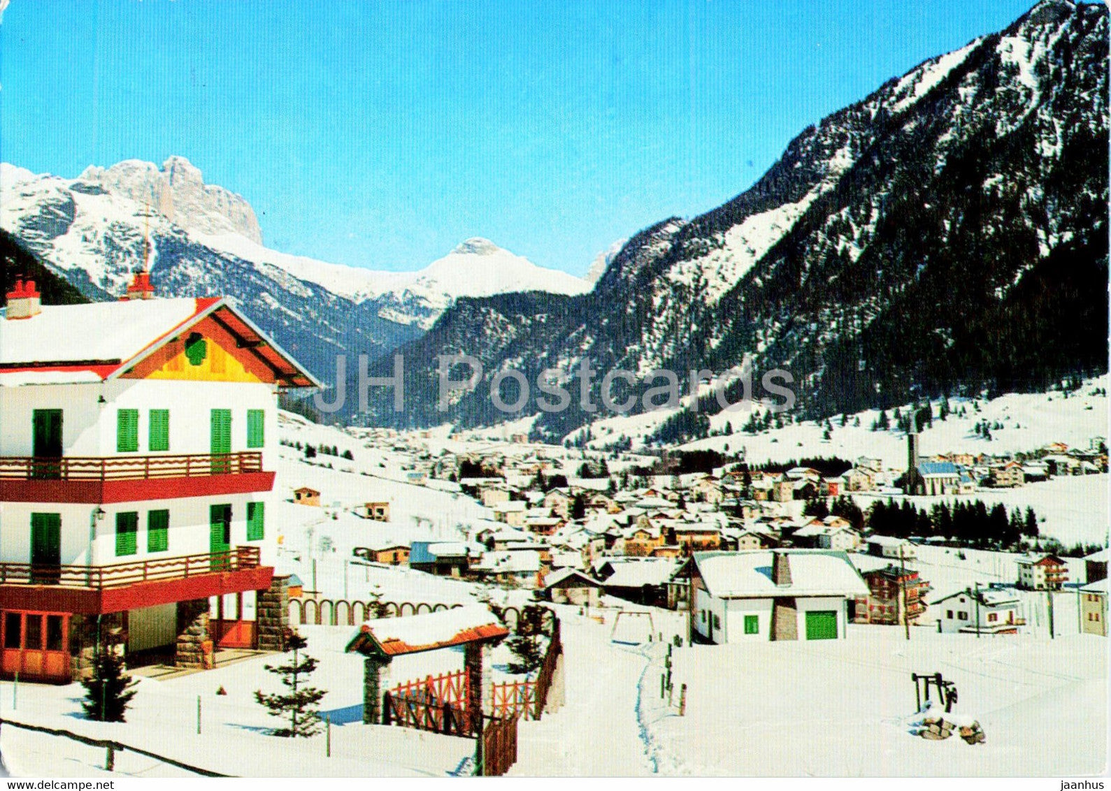 Dolomiti - Pozza di Fassa - verso Meida e Pera - Italy - used - JH Postcards