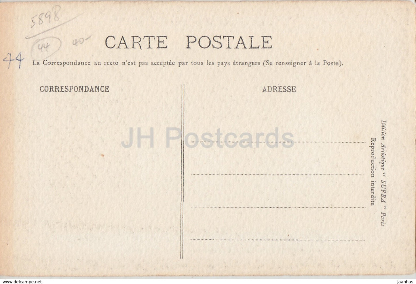 Château du Buron - La Vallée de la Loire - château - carte postale ancienne - France - inutilisé