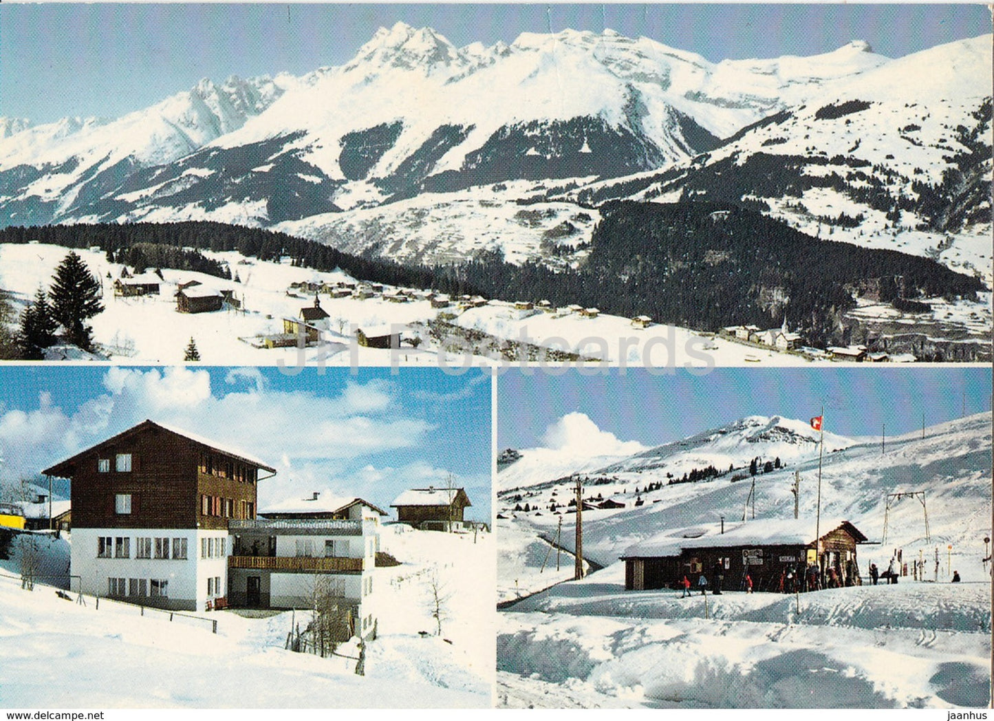 Ferienheim Quadra - 1976 - Switzerland - used - JH Postcards