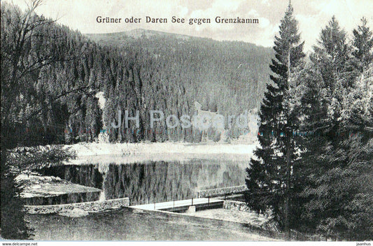Gruner oder Daren See gegen Grenzkamm - old postcard - France - unused - JH Postcards