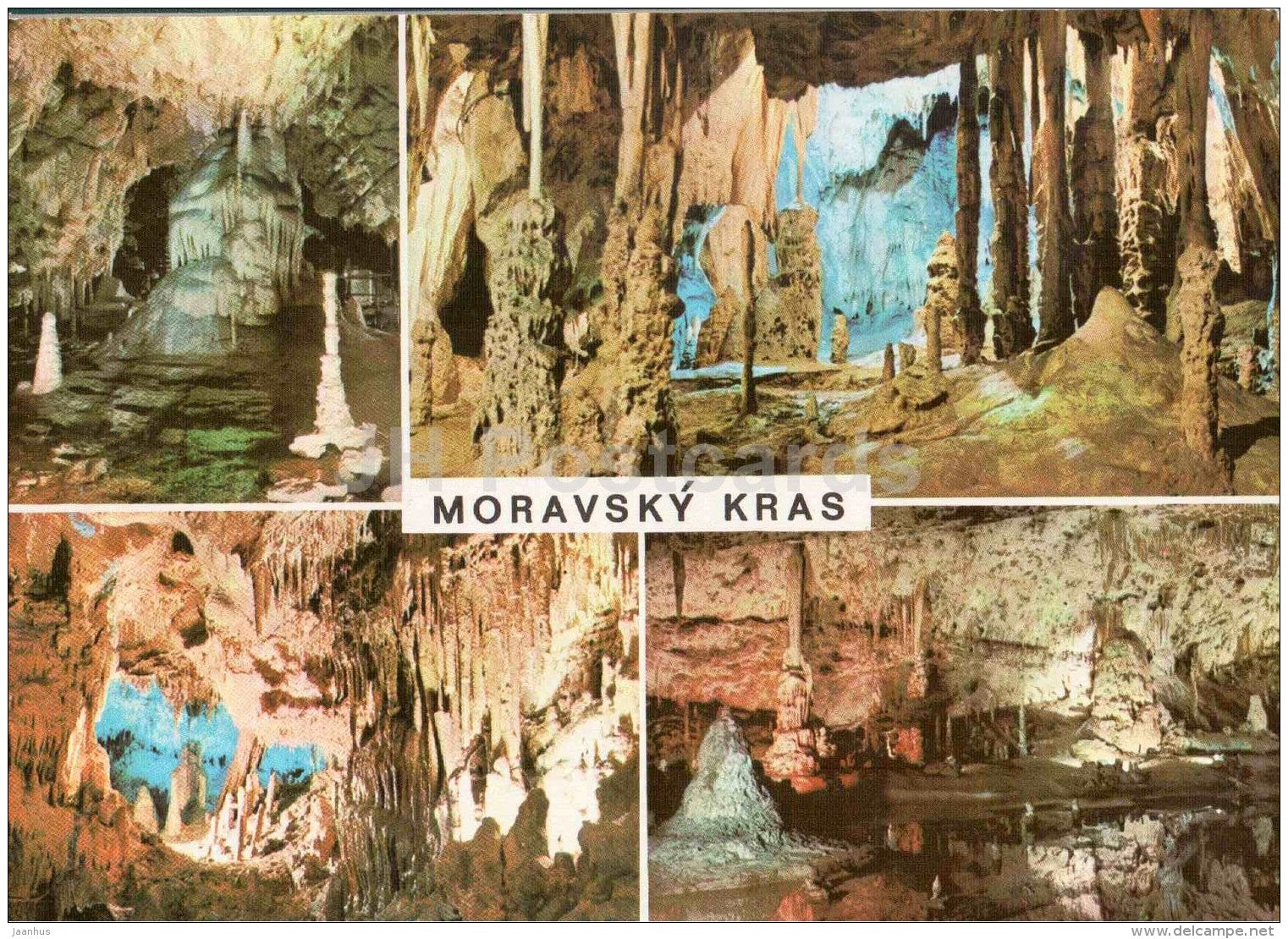 Moravsky Kras - Moravian Karst - cave - Czech - Czechoslovakia - unused - JH Postcards