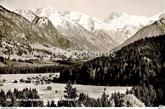 Blick von Manderhalm auf Langenwang - old postcard - 1958 - Germany - used - JH Postcards