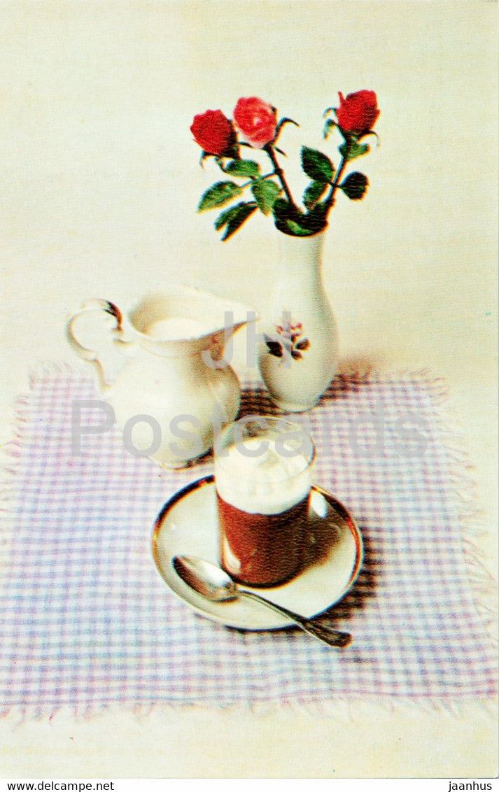 Rye bread jelly - recipes - dishes - cooking - 1982 - Russia USSR - unused - JH Postcards