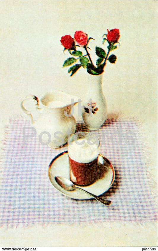 Rye bread jelly - recipes - dishes - cooking - 1982 - Russia USSR - unused - JH Postcards