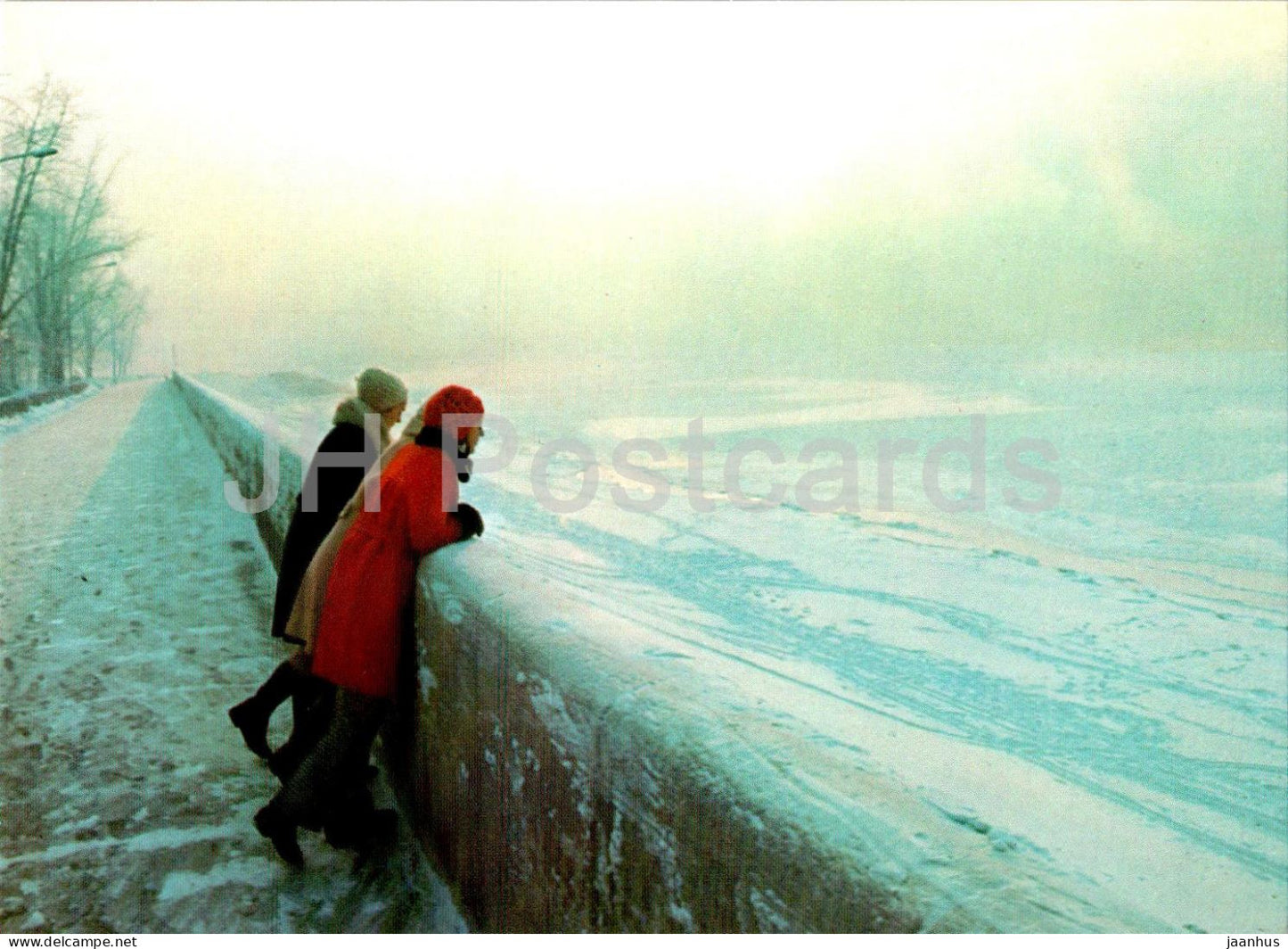 Irkutsk in Winter - Angara river - Russia - unused - JH Postcards