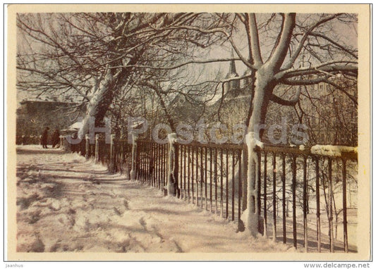 Harju Hill in the Winter - Tallinn - 1969 - Estonia USSR - unused - JH Postcards