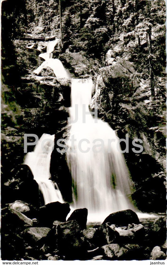 Triberger Wasserfall - old postcard - Germany - unused - JH Postcards