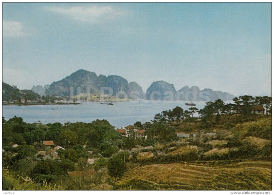 Ha Long Panorama - Halong and Environs - old postcard - Vietnam - unused - JH Postcards