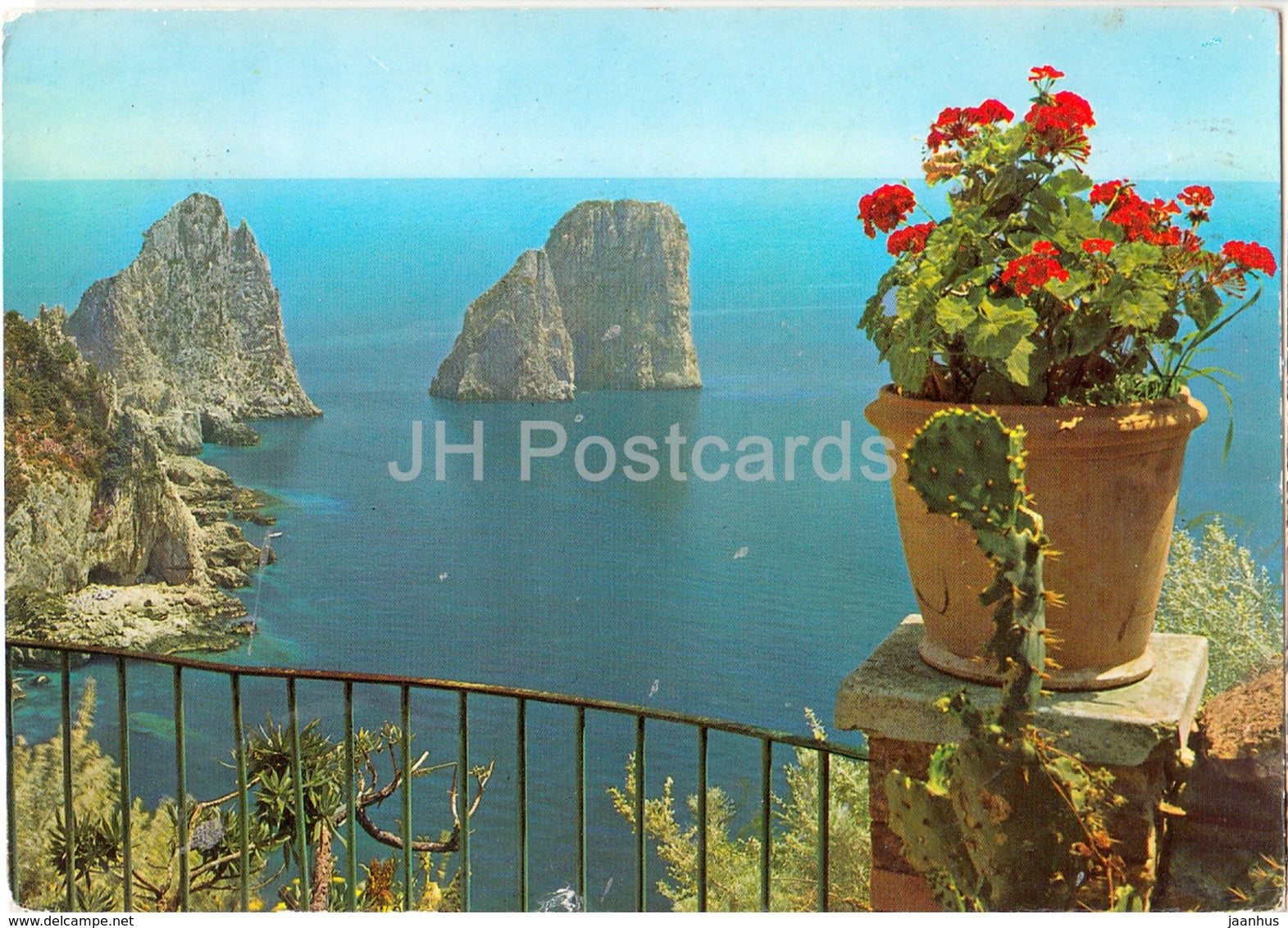 Capri - I Faraglioni - Italy - 1962 - used - JH Postcards
