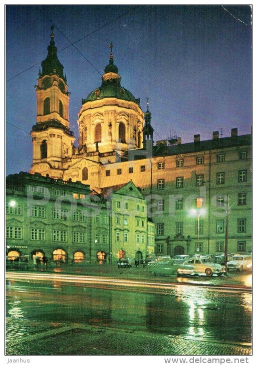 St. Nicholas Cathedral - Paraha - Prague - Czechoslovakia - Czech - unused - JH Postcards