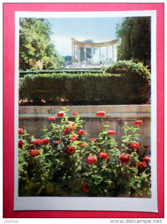 Park . Upper Colonnade - Kislovodsk - Caucasus - 1963 - Russia USSR - unused - JH Postcards