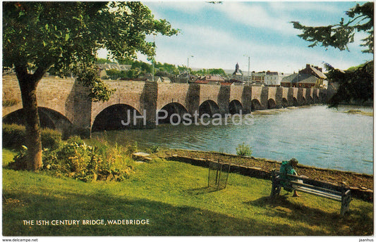 Wadebridge - The 15th Century Bridge - 1985 - United Kingdom - England - used - JH Postcards
