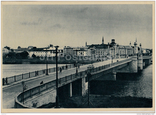Bridge across the Pärnu river - Pärnu - 1964 - Estonia USSR - unused - JH Postcards