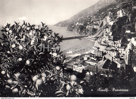 Amalfi - Panorama - old postcard - 1952 - Italy - used - JH Postcards