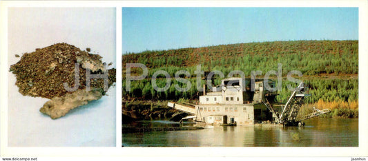 Gold - Dredge - Magadan Region - 1986 - Russia USSR - unused - JH Postcards