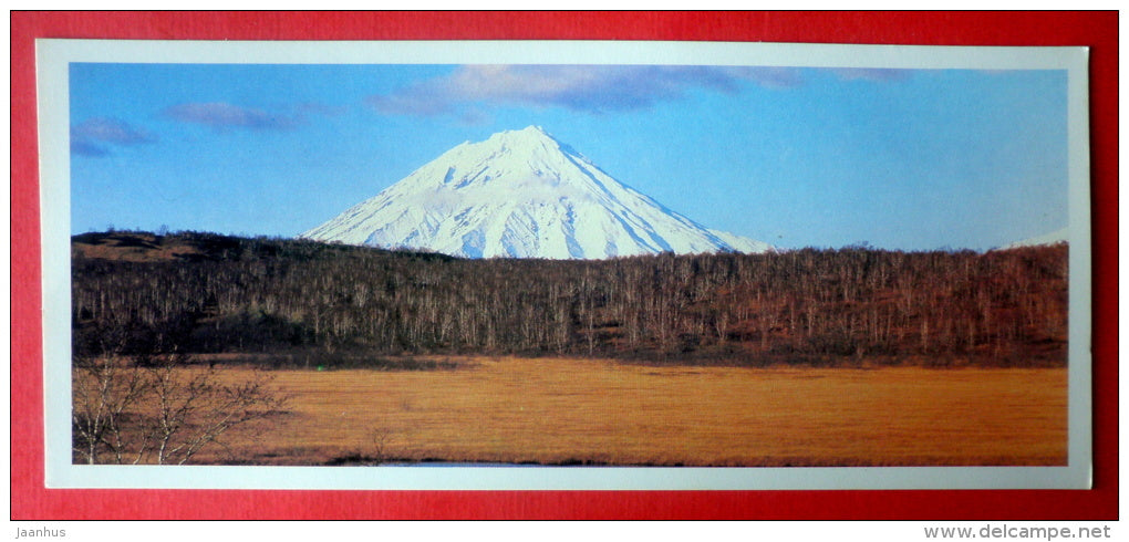 Koryaksky volcano - Petropavlovsk-Kamchatsky - 1988 - Russia USSR - unused - JH Postcards