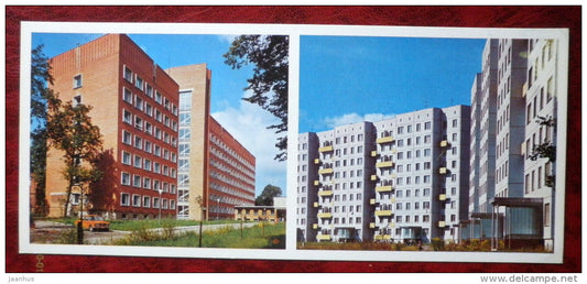 Maternity house - new dwelling houses at Imanta - Riga - Latvia USSR - unused - JH Postcards