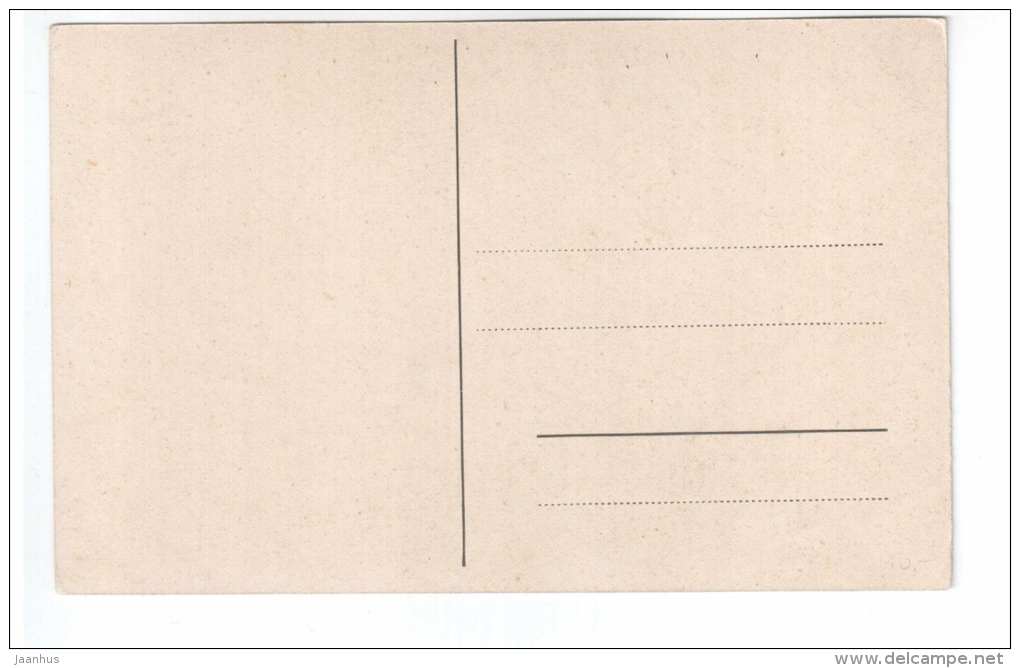 painting by Franz Wiesenthal - Helping Mother - 49 - Tsarist Russia - unused - JH Postcards