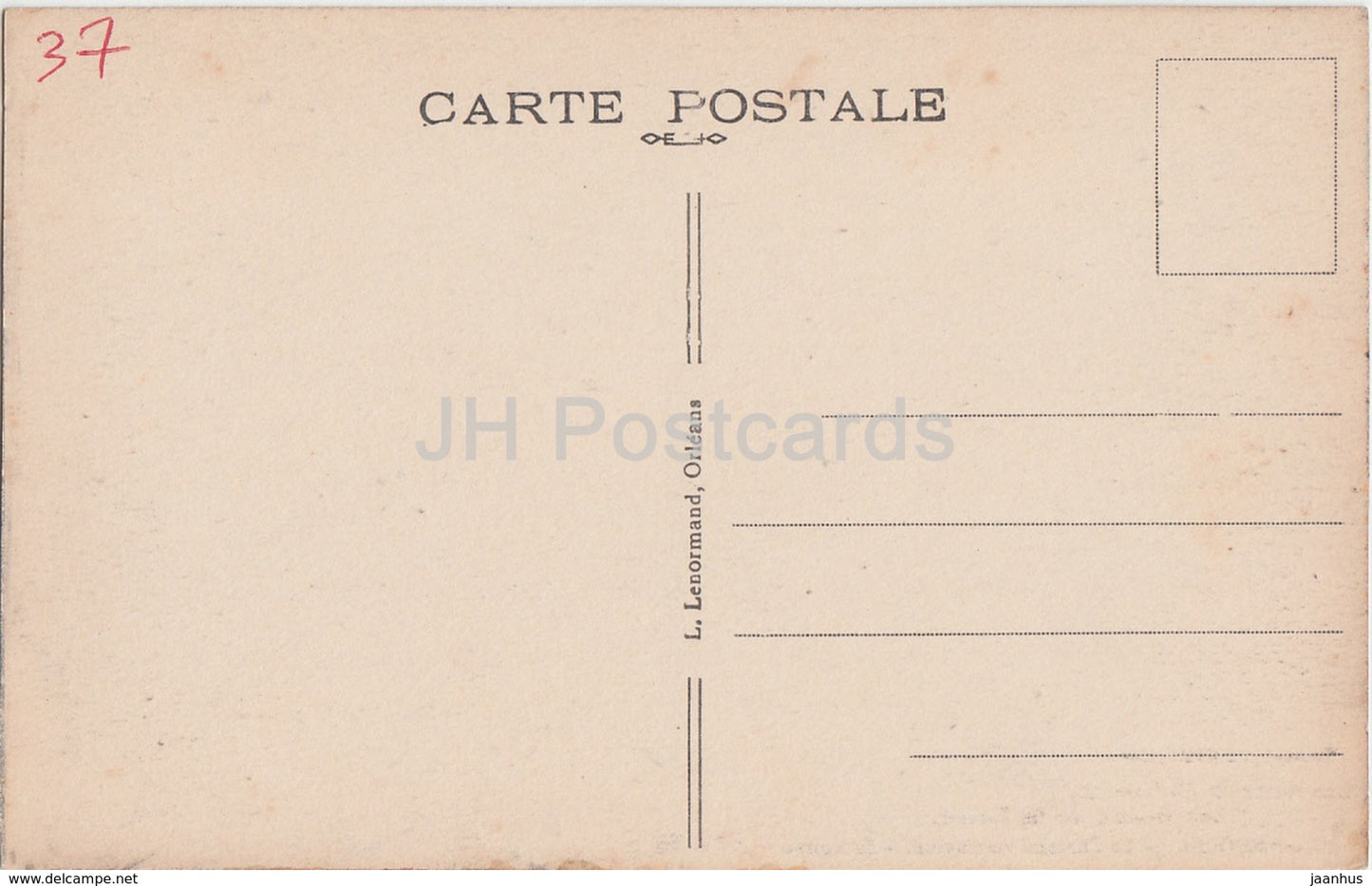 Amboise - Le Chateau vu d'avion - Les Grands Chateaux des Bords de la Loire - 15 - old postcard - France - unused