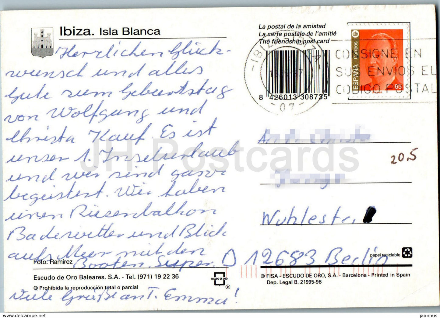Ibiza - Isla Blanca - Talamanca - Spain - used