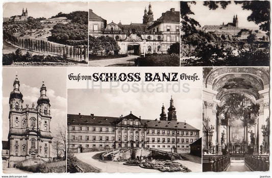 Gruss vom Schloss Banz Oberfr - castle - Germany - unused - JH Postcards